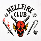 Produktbild Stranger Things - Hellfire Club Logo T-shirt vit