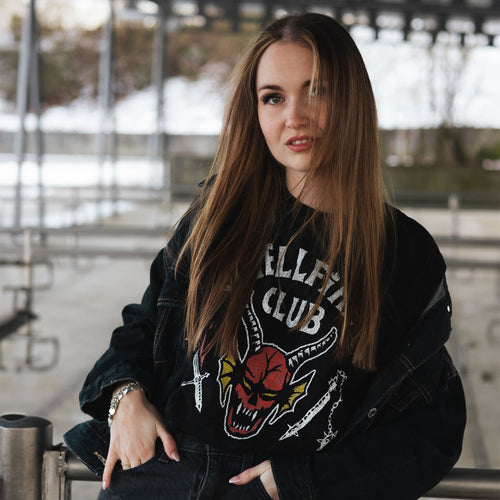 Produktbild Stranger Things - Hellfire Club Logo T-Shirt svart