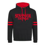 Produktbild Stranger Things - Logotyp Huvtröja svart