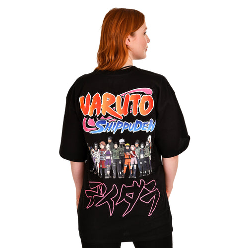 Produktbild Naruto Shippuden - Grupp Oversize T-shirt svart
