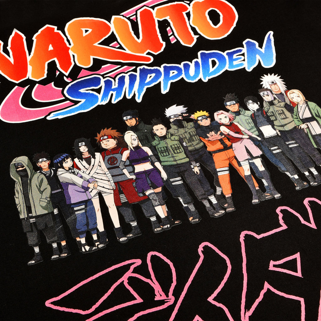 Produktbild Naruto Shippuden - Grupp Oversize T-shirt svart