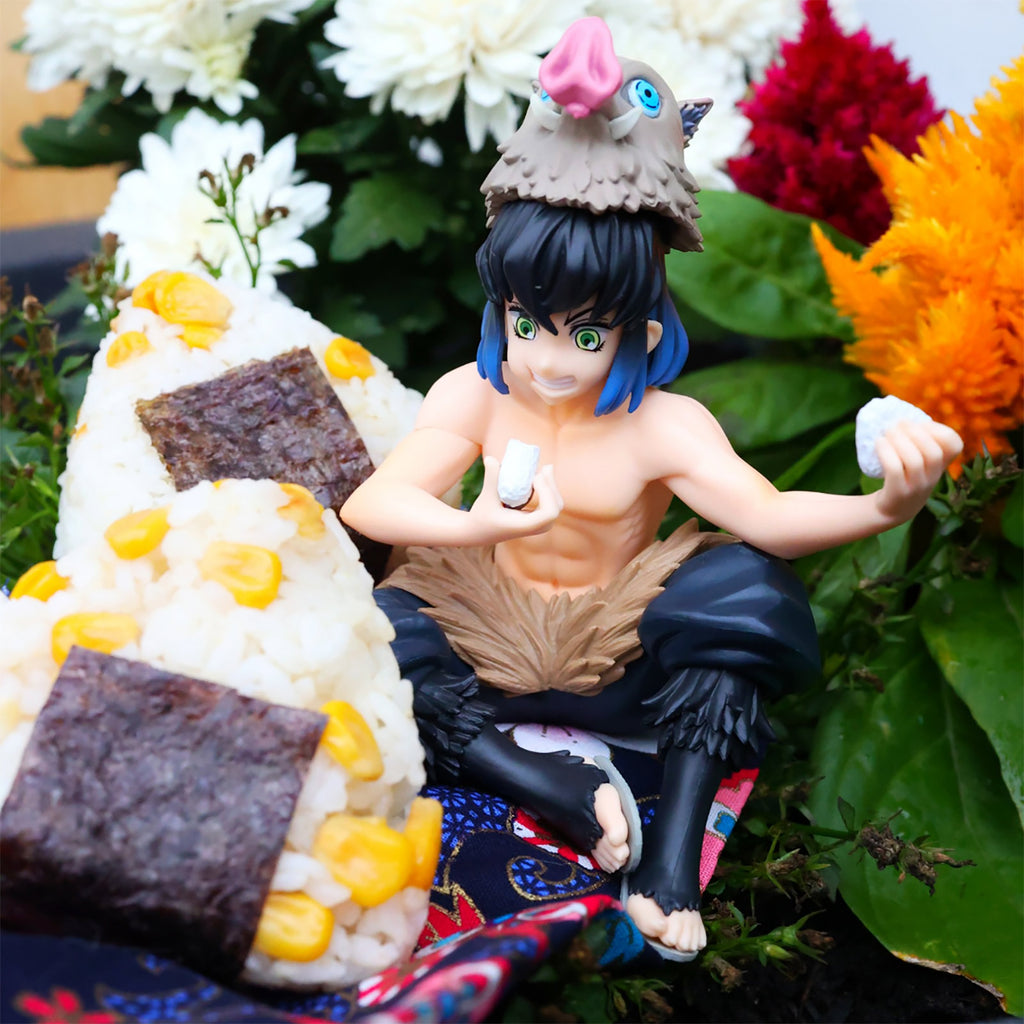 Produktbild Demon Slayer - Inosuke Hashibira med mask figur