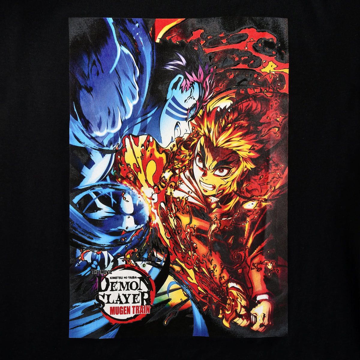 Produktbild Demon Slayer - Rengoku vs. Akaza T-shirt svart