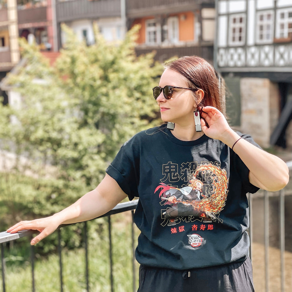 Produktbild Demon Slayer - Rengoku Pose T-shirt svart