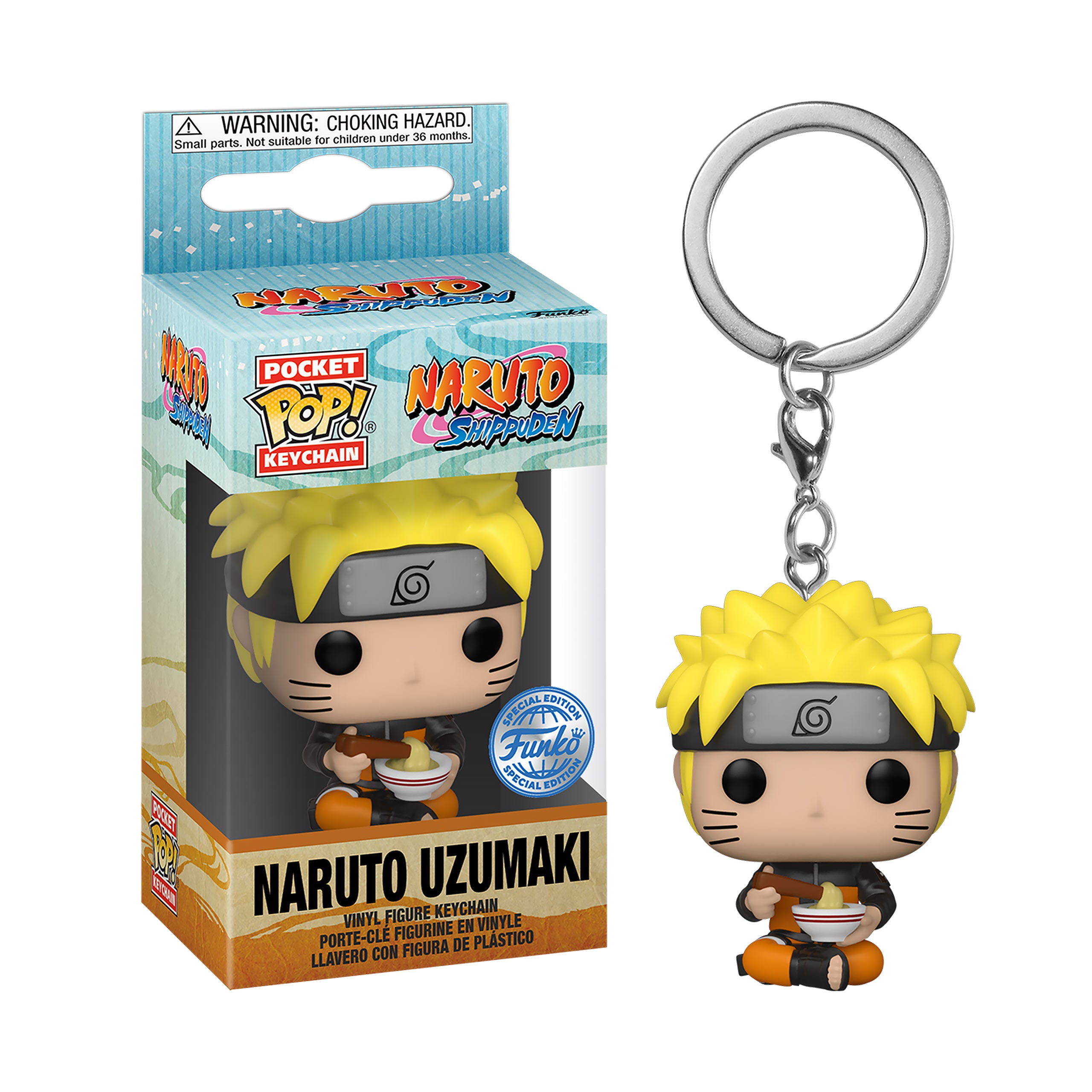 Produktbild Naruto Shippuden med nudlar Funko Pop nyckelring