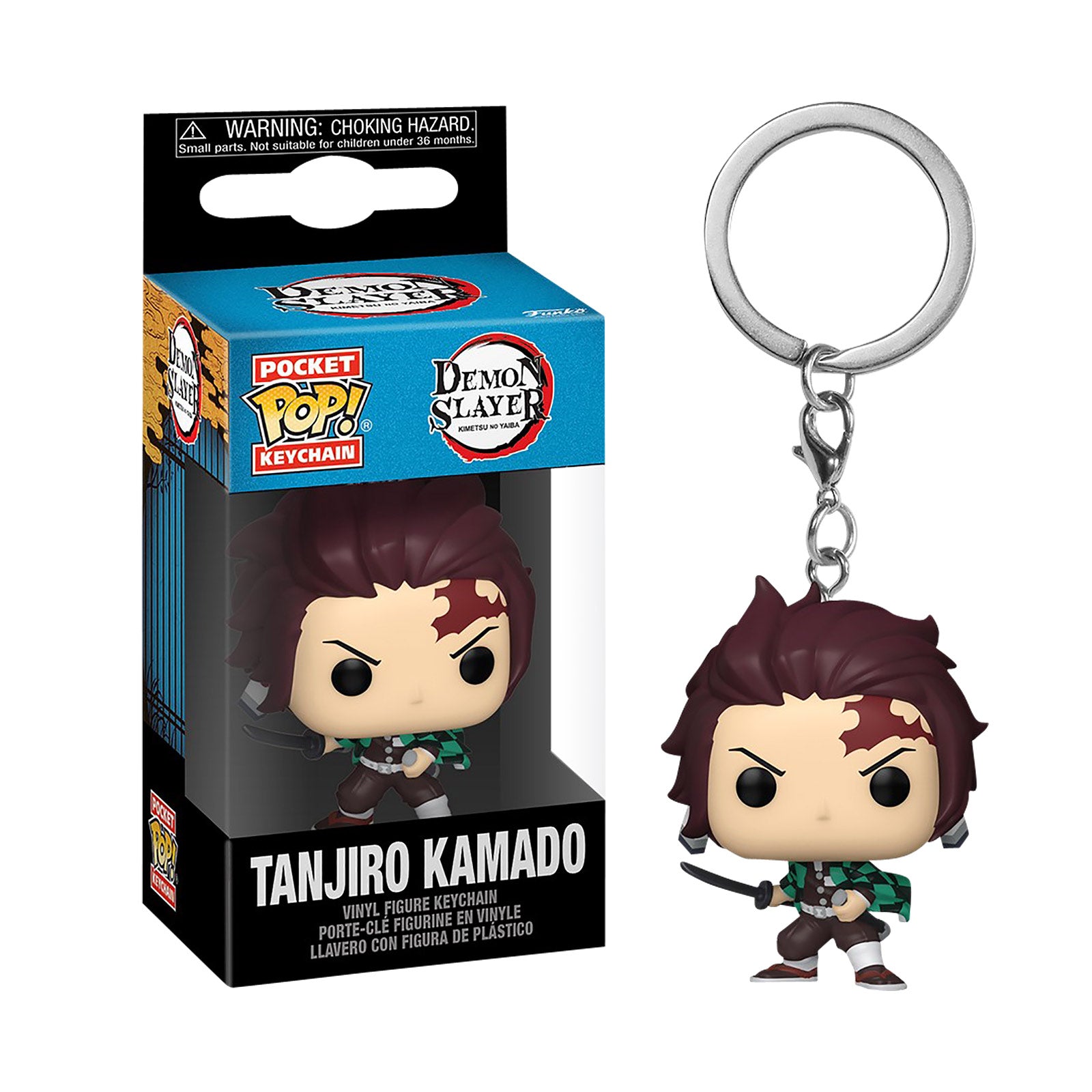 Produktbild Demon Slayer - Tanjiro Funko Pop nyckelring
