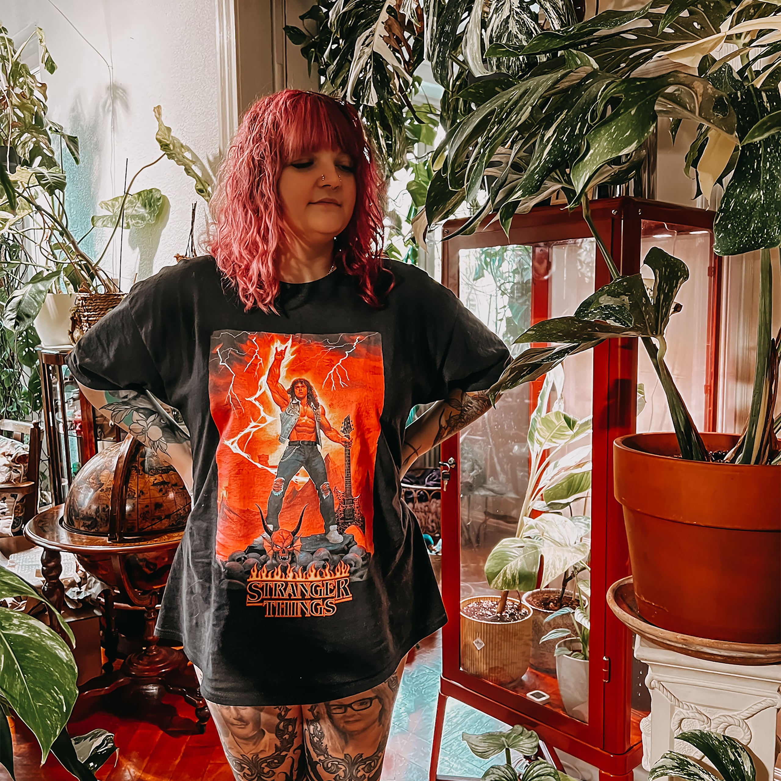 Produktbild Stranger Things - Eddie Rocks T-shirt svart