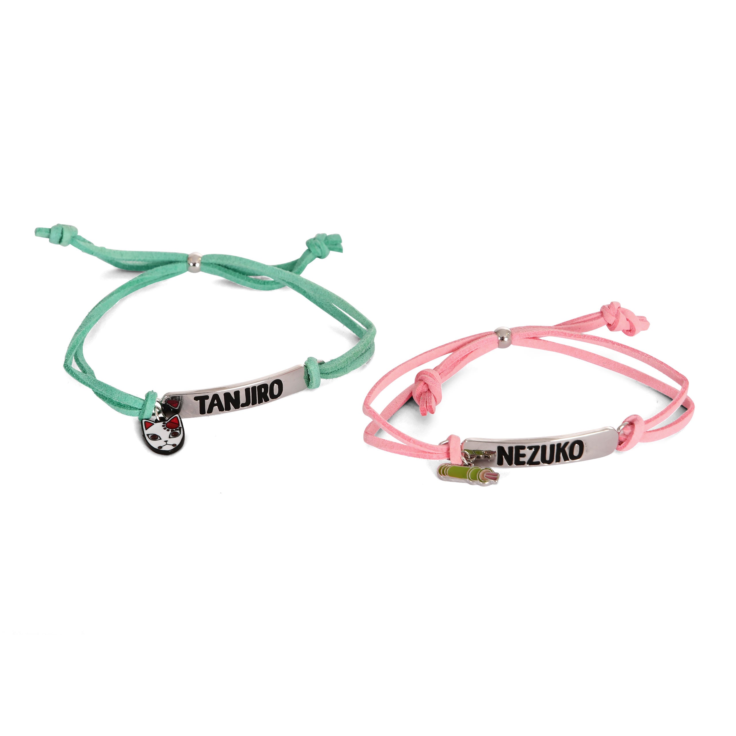 Produktbild Demon Slayer - Nezuko och Tanjiro armband 2-pack
