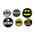 Produktbild Batman Comics - 6-pack knappar med symboler