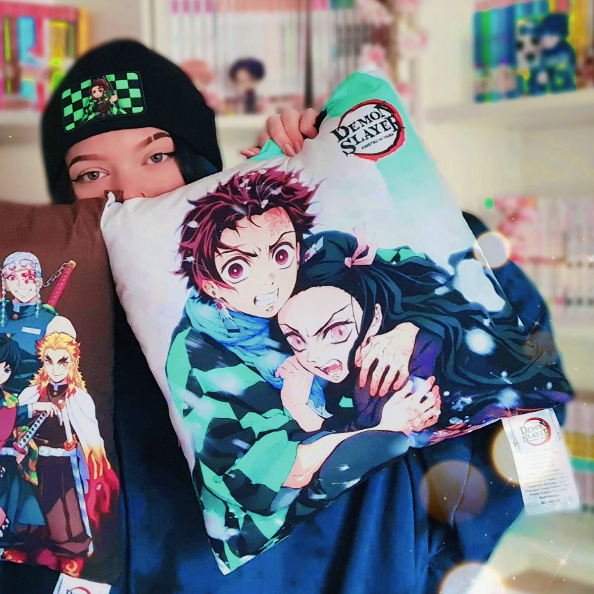 Produktbild Demon Slayer - Nezuko och Tanjiro kudde