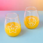 Produktbild Super Mario - Stjärna & Super Svamp Glas 2-pack