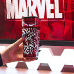 Produktbild Marvel - Mugg med logotyp och sugrör