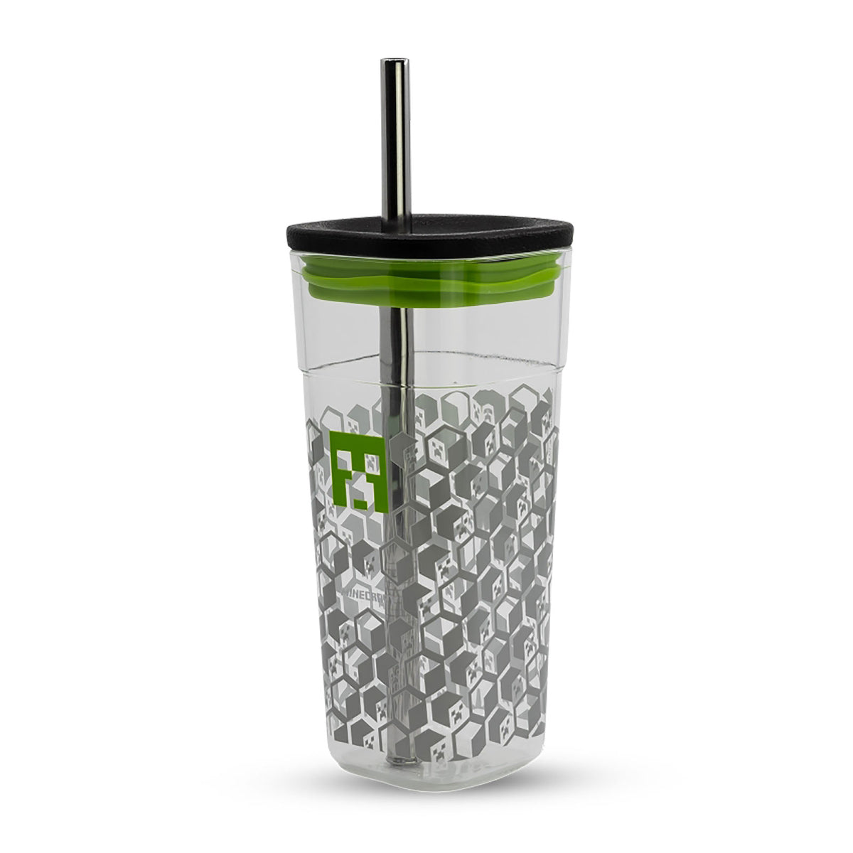 Produktbild Minecraft - Creeper-mugg med sugrör