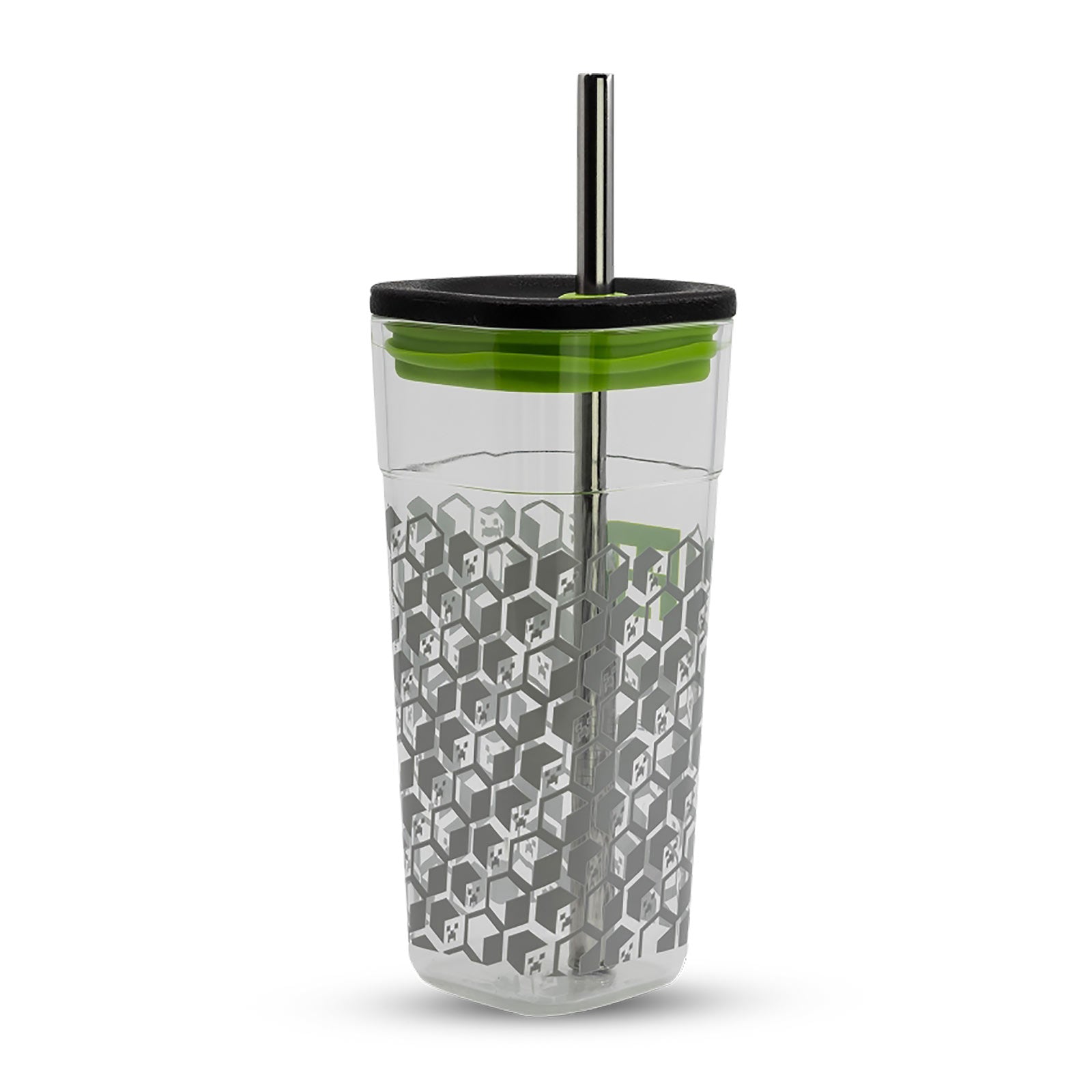 Produktbild Minecraft - Creeper-mugg med sugrör