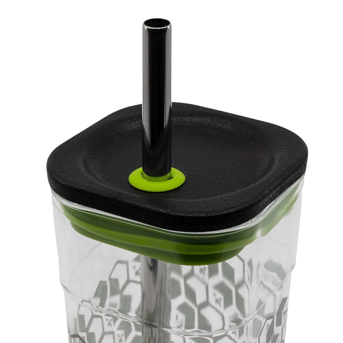 Produktbild Minecraft - Creeper-mugg med sugrör
