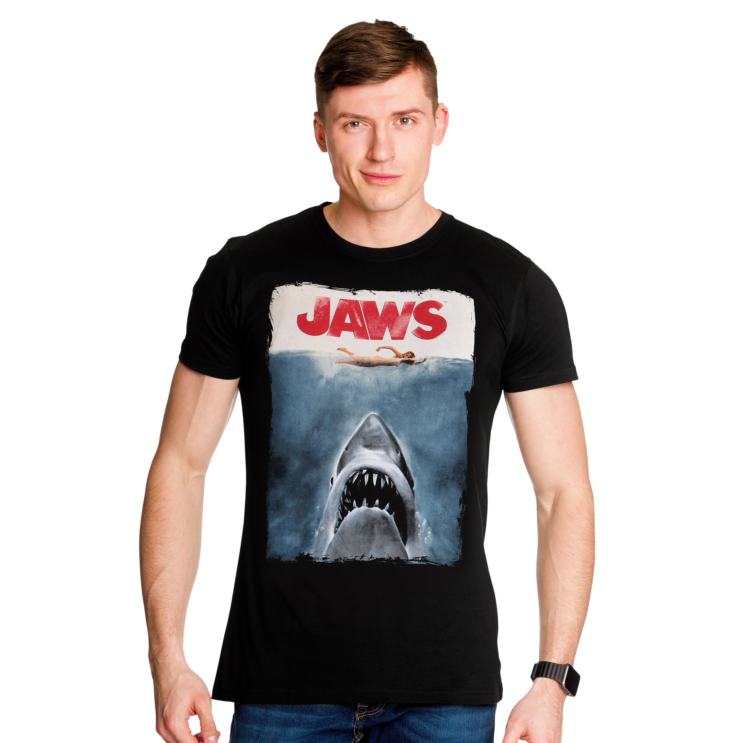 Produktbild Hajen - Jaws Poster T-shirt svart