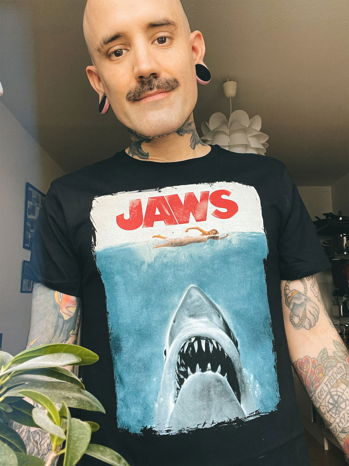 Produktbild Hajen - Jaws Poster T-shirt svart
