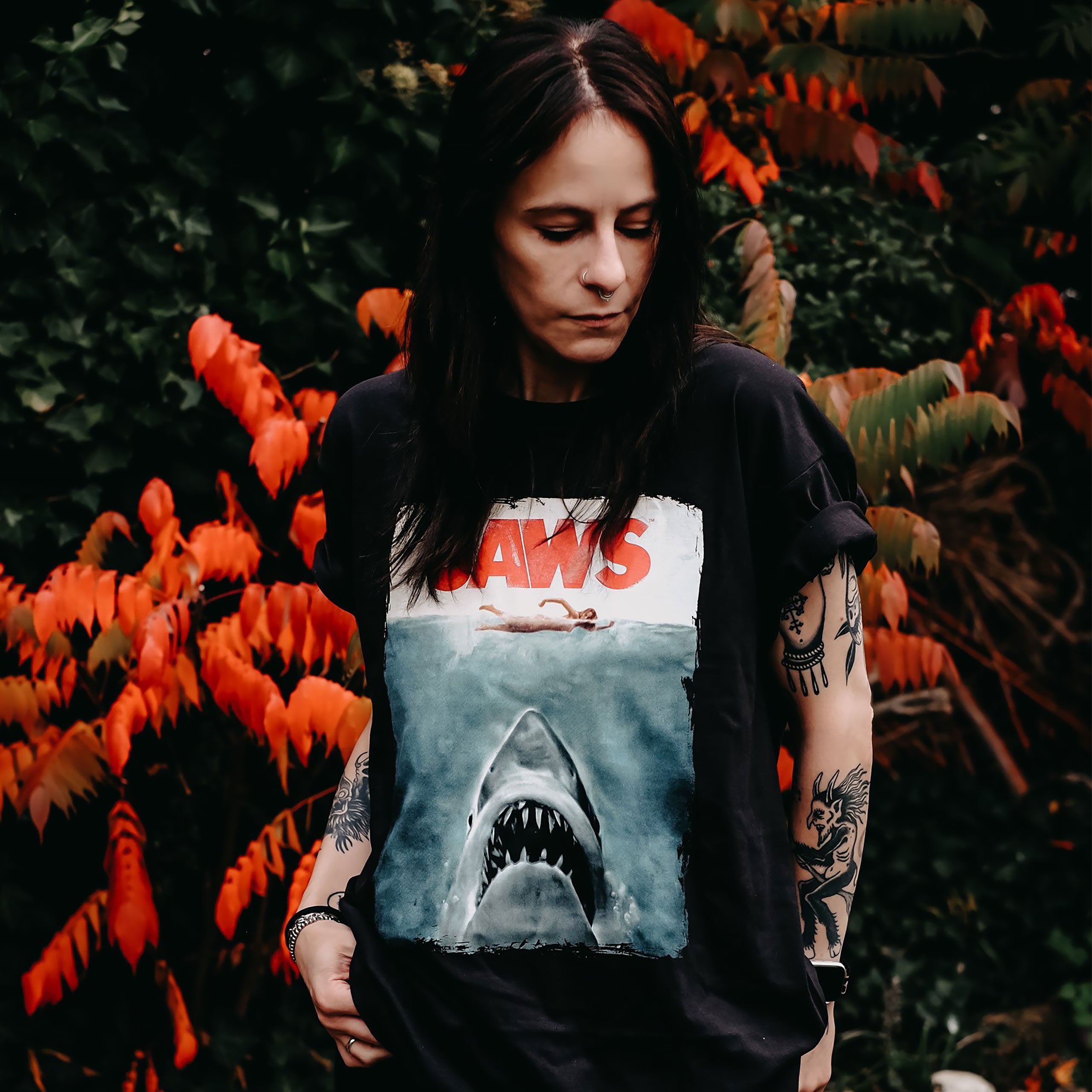 Produktbild Hajen - Jaws Poster T-shirt svart
