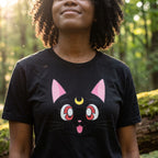 Produktbild Sailor Moon - Luna T-shirt dam svart