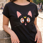 Produktbild Sailor Moon - Luna T-shirt dam svart