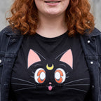 Produktbild Sailor Moon - Luna T-shirt dam svart