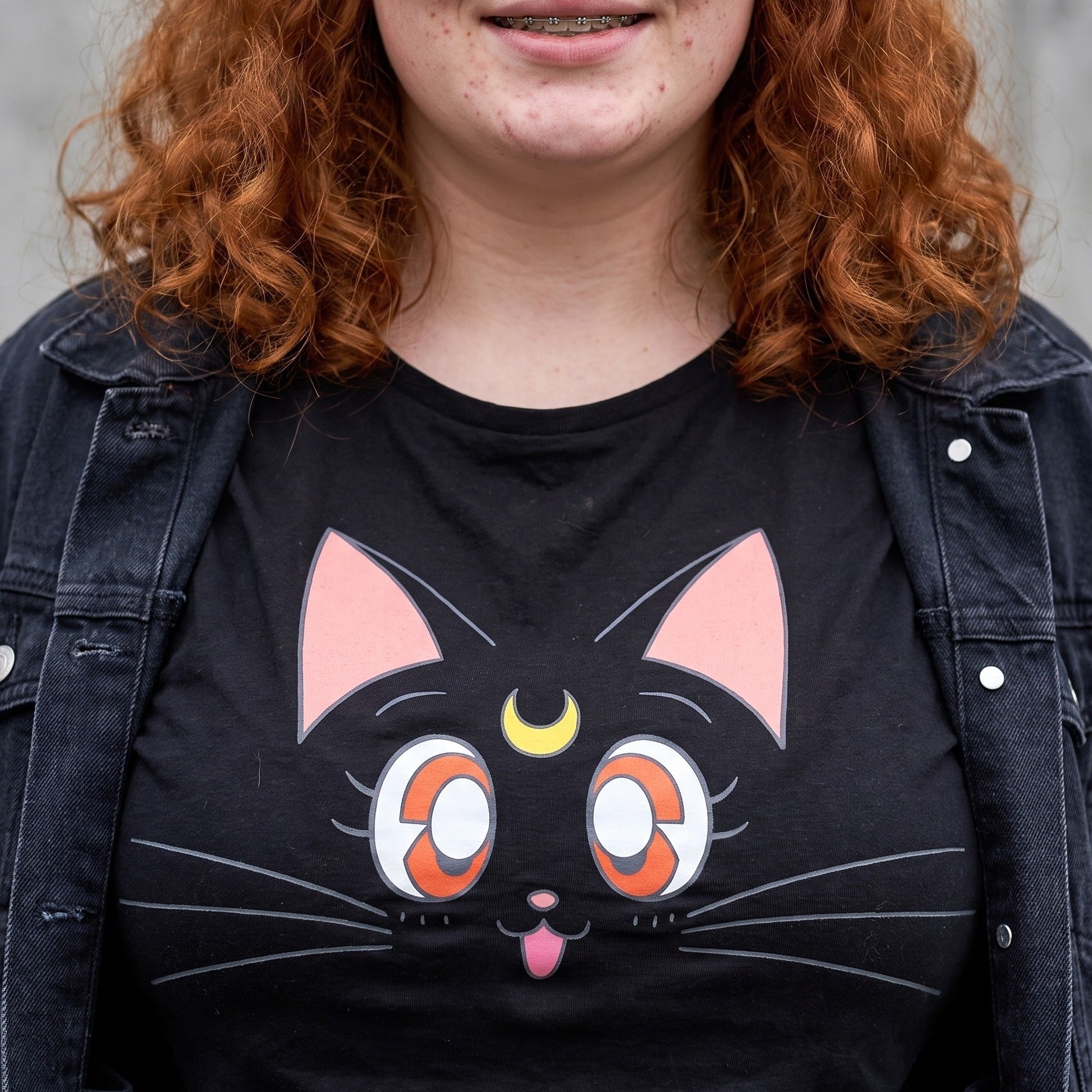 Produktbild Sailor Moon - Luna T-shirt dam svart