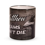 Produktbild Dreams Don't Die-mugg för Sandman-fans