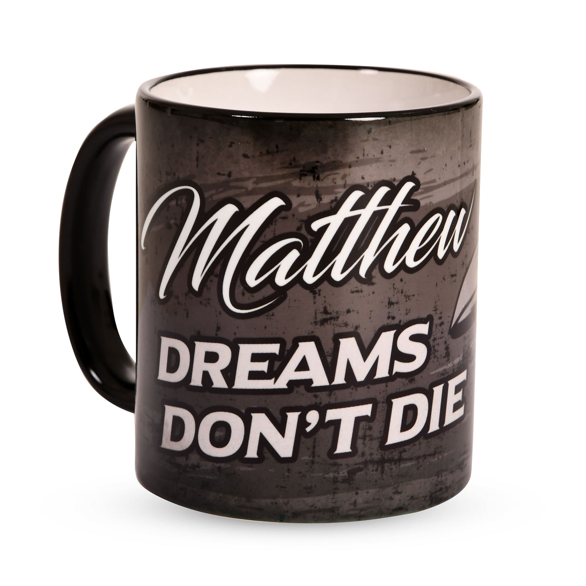 Produktbild Dreams Don't Die-mugg för Sandman-fans