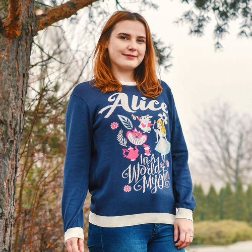 Produktbild Alice i Underlandet - In a World of My Own Stickad Tröja