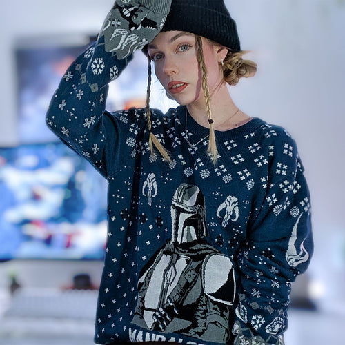Produktbild The Mandalorian Stickad Tröja - Star Wars