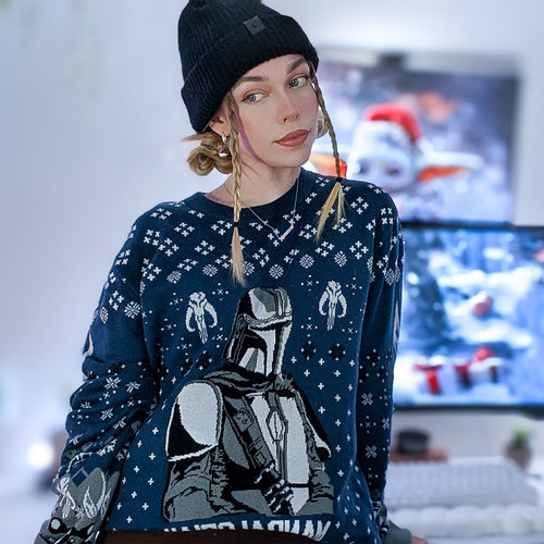 Produktbild The Mandalorian Stickad Tröja - Star Wars