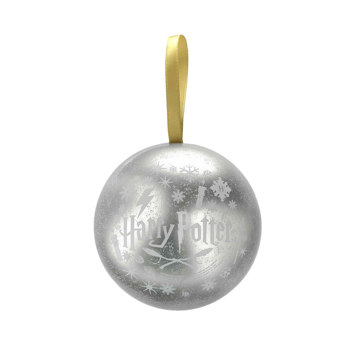 Produktbild Harry Potter - Julkula med Hufflepuff-vapen och halsband
