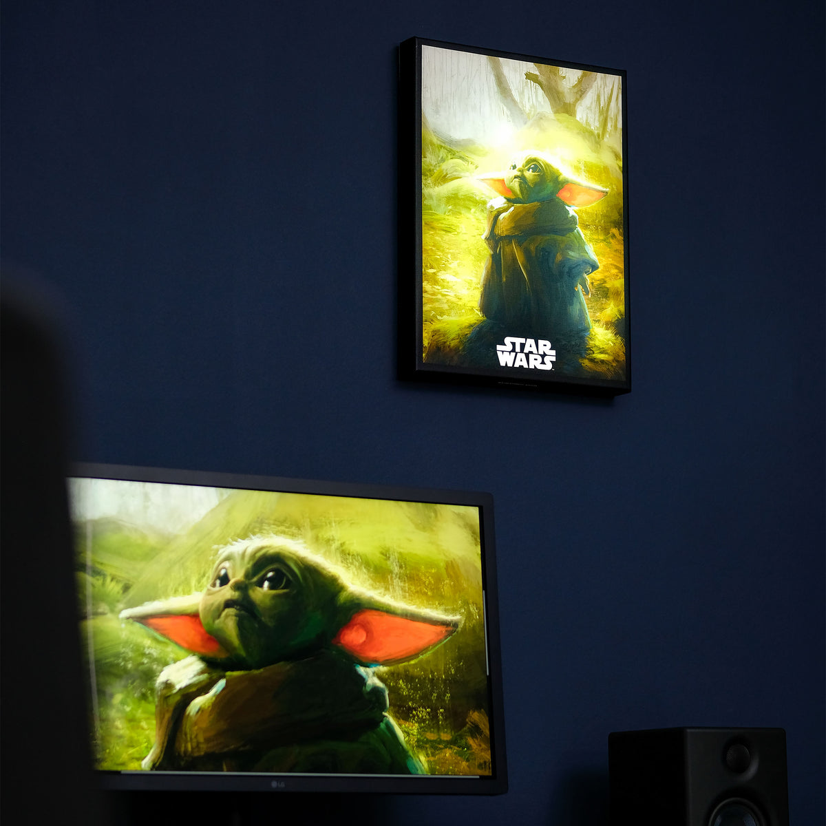 Product image Grogu mural with light - Star Wars The Mandalorian