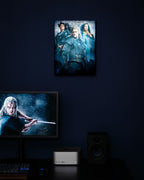 Produktbild Witcher - Ciri, Yennefer & Geralt Väggbild med belysning