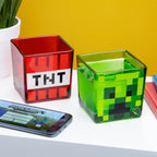 Produktbild Minecraft - Creeper och TNT glas 2-pack