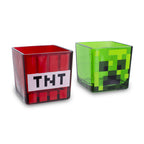 Produktbild Minecraft - Creeper och TNT glas 2-pack