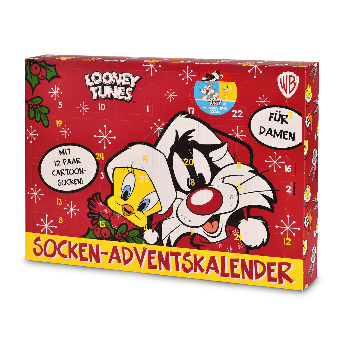Produktbild Looney Tunes - Strumpkalender Advent 39-42