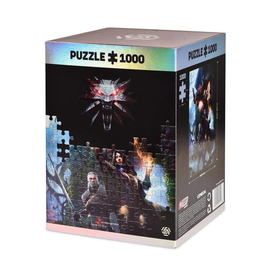 Produktbild Witcher - Yennefer-pussel med logotygtpåse