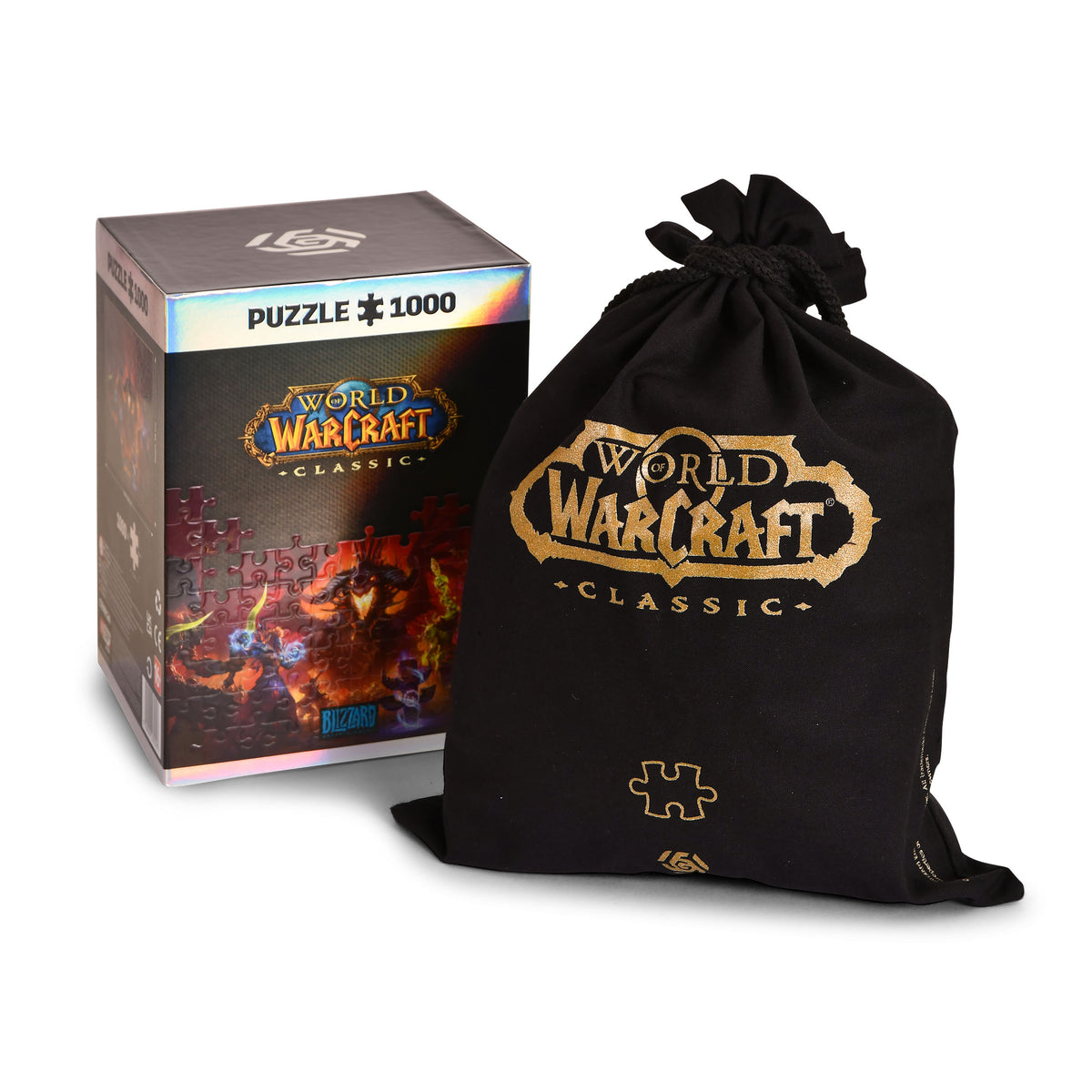 Produktbild World of Warcraft - Onyxia-pussel med logotygtpåse