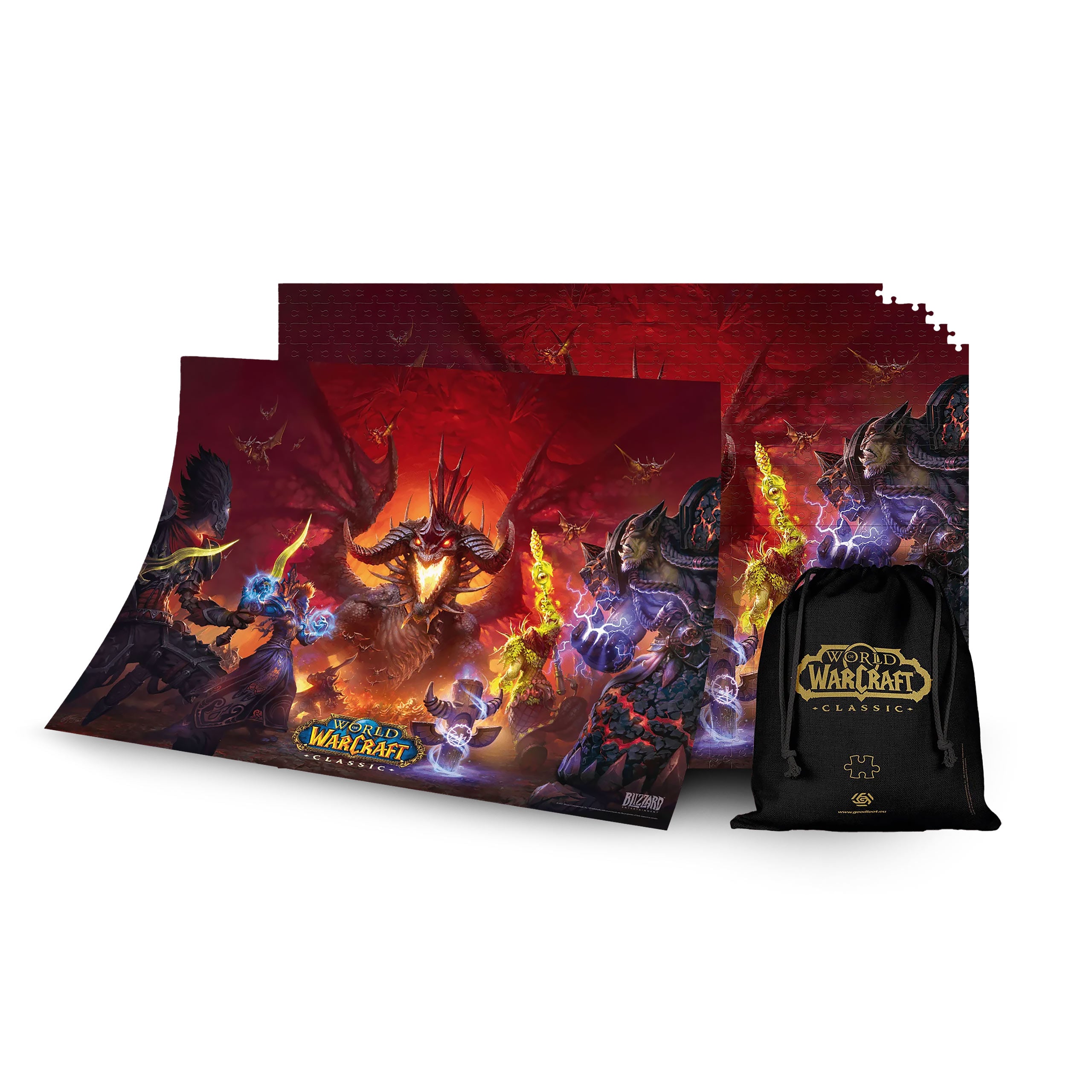 Produktbild World of Warcraft - Onyxia-pussel med logotygtpåse