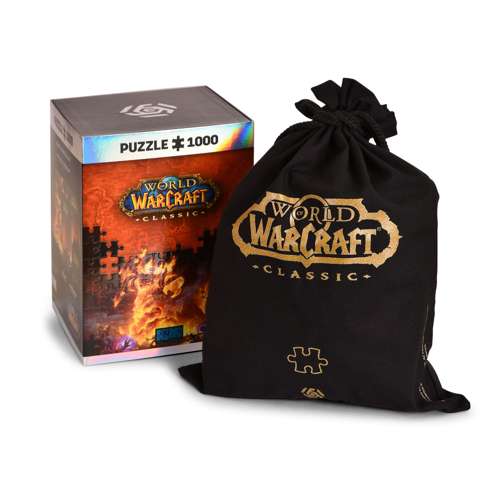 Produktbild World of Warcraft - Ragnaros-pussel med logotygtpåse