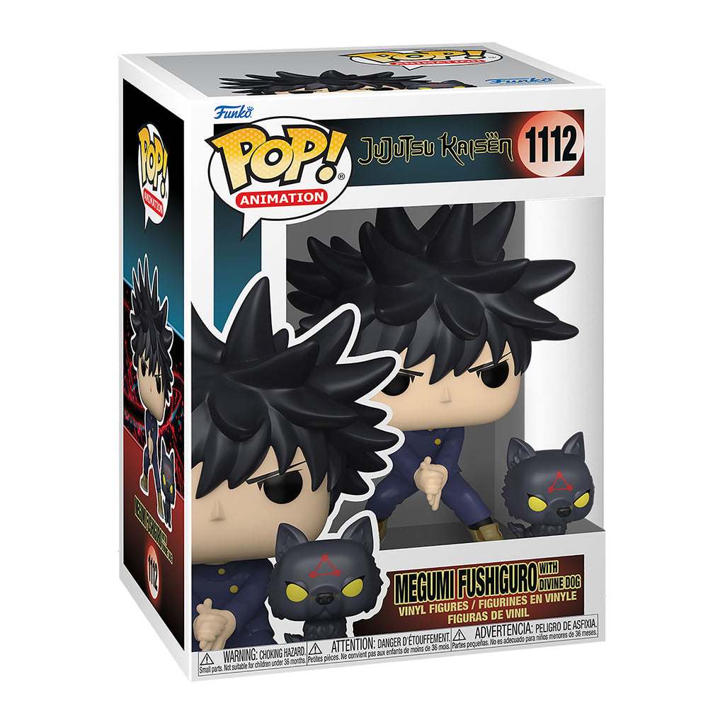 Produktbild Jujutsu Kaisen - Megumi med hund Funko Pop figur
