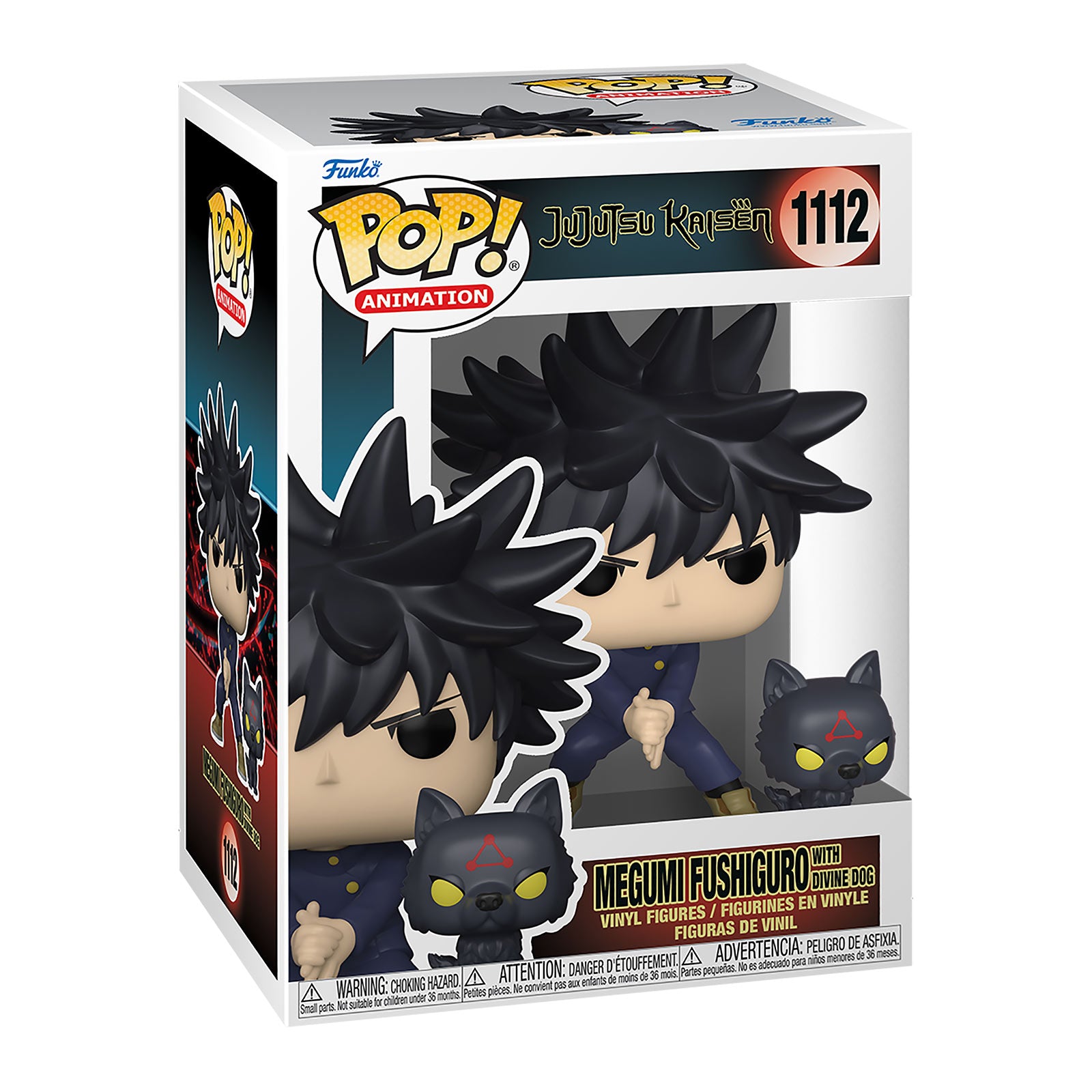 Produktbild Jujutsu Kaisen - Megumi med hund Funko Pop figur