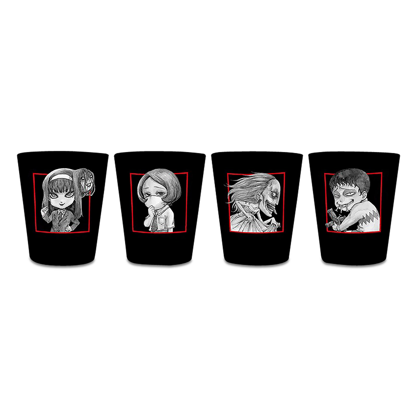 Produktbild Junji Ito - Karaktärsskott glas-set