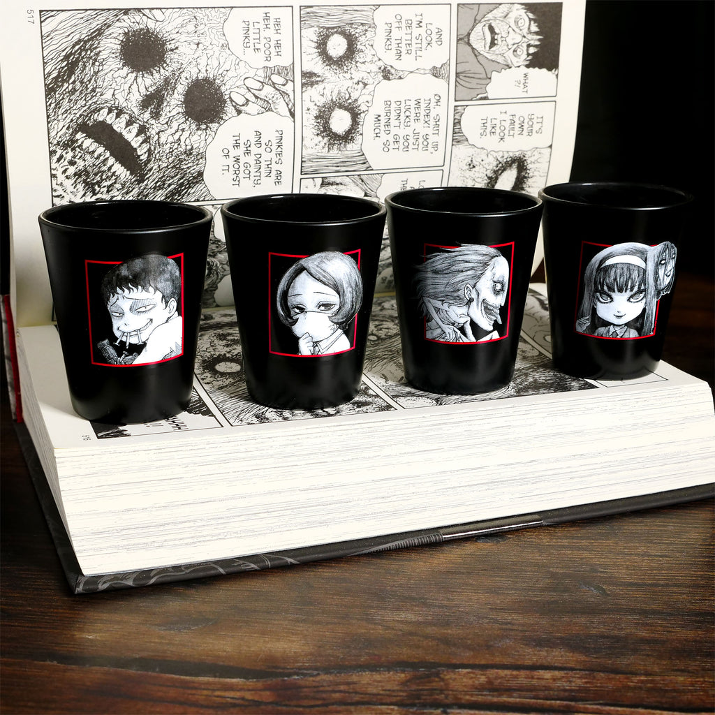 Produktbild Junji Ito - Karaktärsskott glas-set