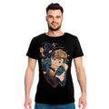 Produktbild Newt med Niffler Anime T-shirt svart - Fantastiska Vidunder