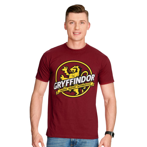 Produktbild Gryffindor House Values T-shirt röd - Harry Potter