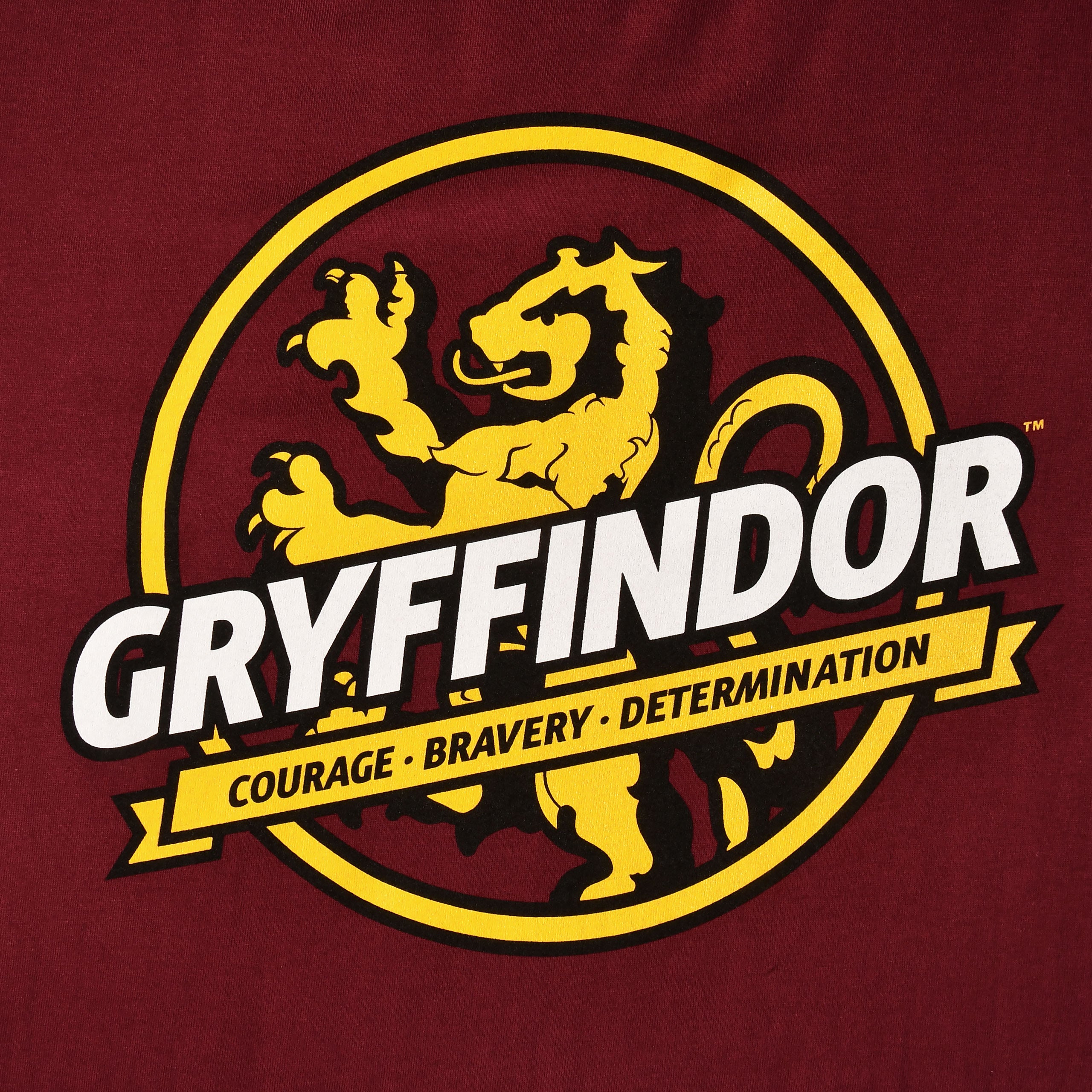 Produktbild Gryffindor House Values T-shirt röd - Harry Potter