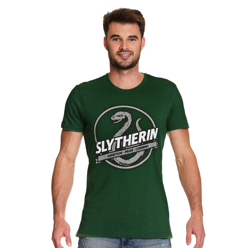 Produktbild Slytherin House Values T-shirt grön - Harry Potter