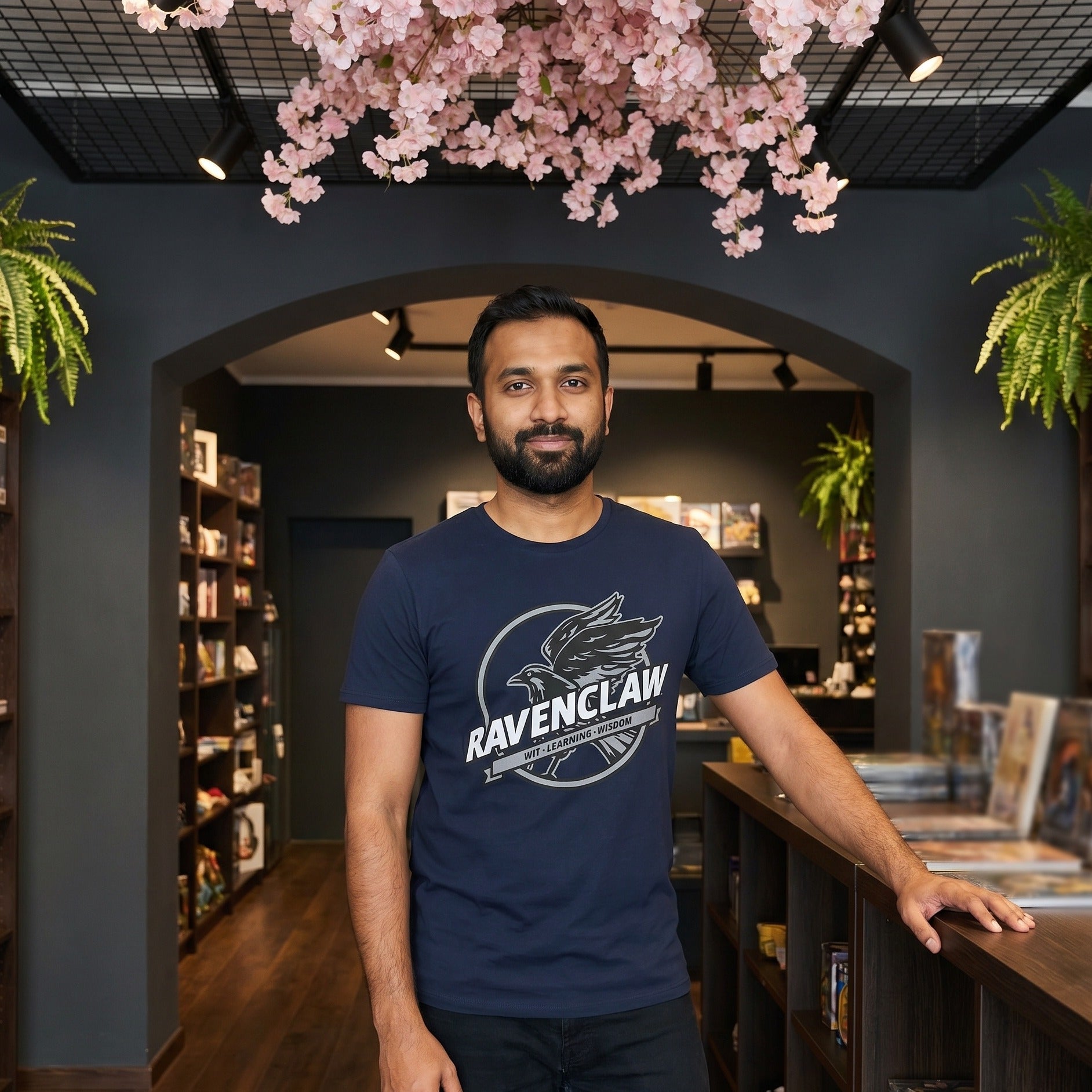 Produktbild Ravenclaw House Values T-shirt blå - Harry Potter